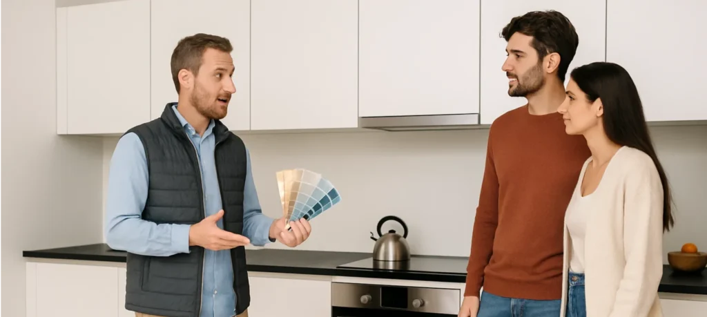 Keukenrenovatie mobiele showroom